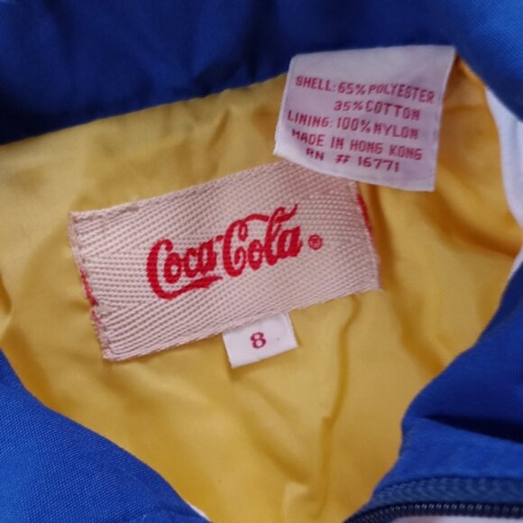 Vintage EXCLUSIVE Kids Coca-Cola Cycling Club PROMO 4-tone Jacket - Picture 9 of 11